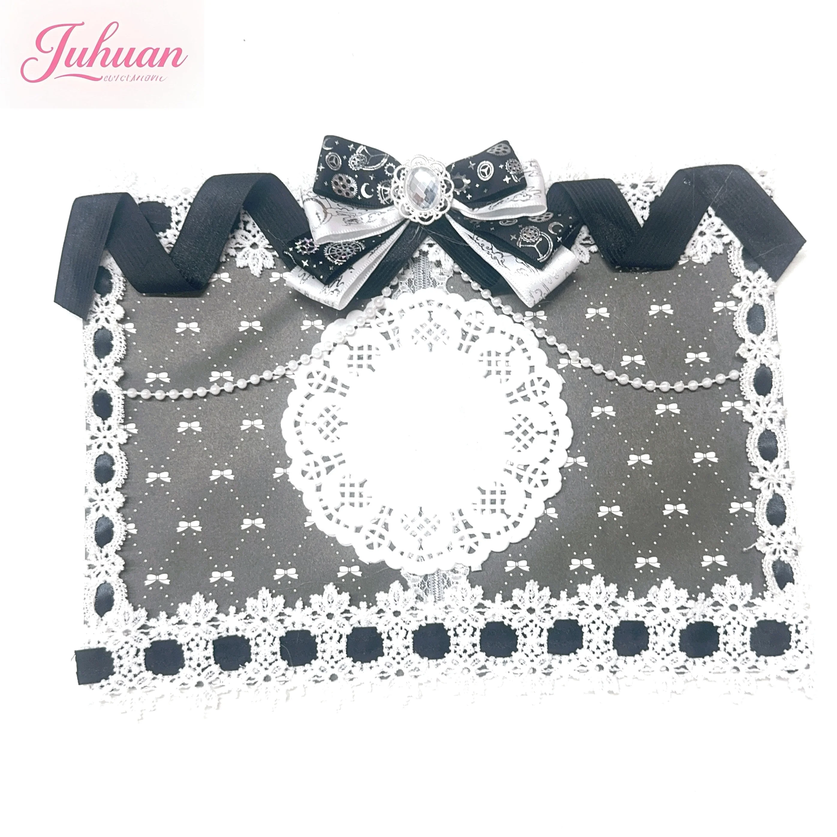 Ltabag لوحة الألم ثقافة فرعية لوحة ربط لوحة خلفية نمط الباليه لوليتا القوس حجر الراين رائعة الصناعة الثقيلة الشريط الألم #6