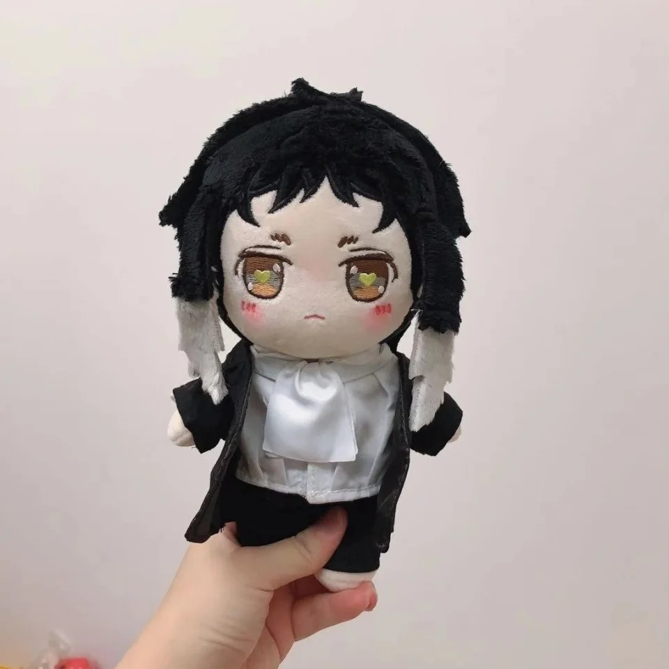 Bungo Stray Dogs Plush Toy Anime Plushie Changable Clothes Ryunosuke Akutagawa Cartoon Stuffed Toy For Kid Cosplay Props Gift