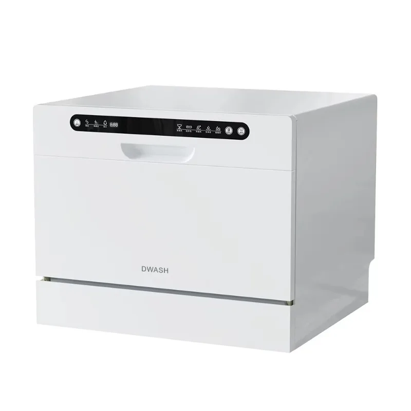 ポータブルカウンタートップ食器洗い機 5 プログラム高温 6 か所設定家庭用キッチン用食器洗い機