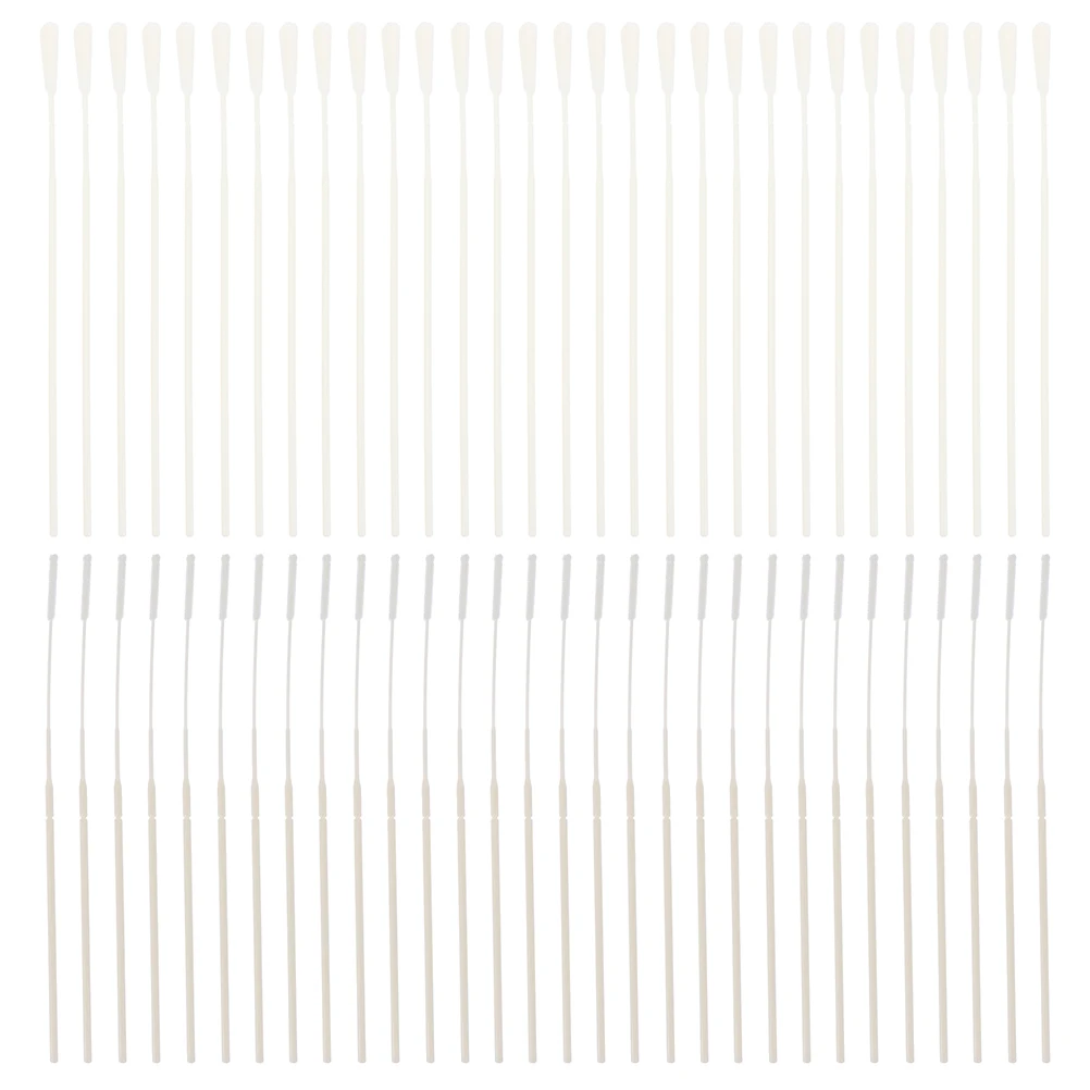 60 Pcs Nasal Swabs and Pharyngeal Disposable Pharynx Flocking Throat Mouth Medical Flocked