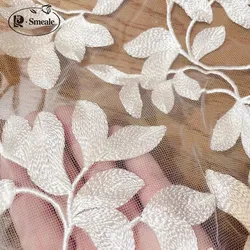 Lace Fabric for Wedding Dress, Sewing Fabric,  White, Leaf, France Bride, New Design