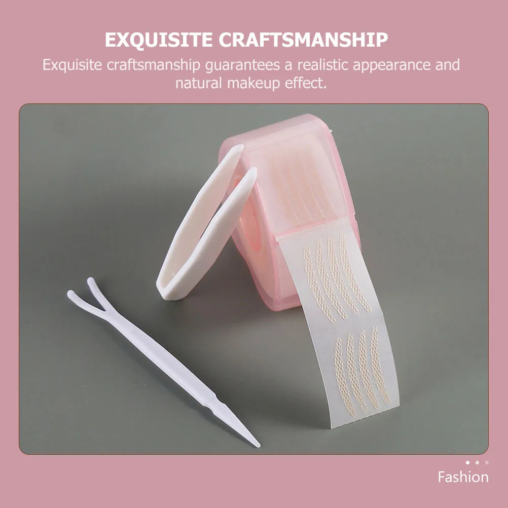 

3 Rolls Double Eyelid Stickers Lace Natural Eyelid Shaping Tape Lasting Adhesive Eye Makeup Supplies Beautiful Simple Girl Woman