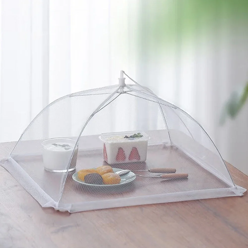 Table Cover, Vegetable Cover, Household Foldable Dustproof and Fly Proof Rice Cover, Summer Dustproof, Fly Foldable Table Cover,
