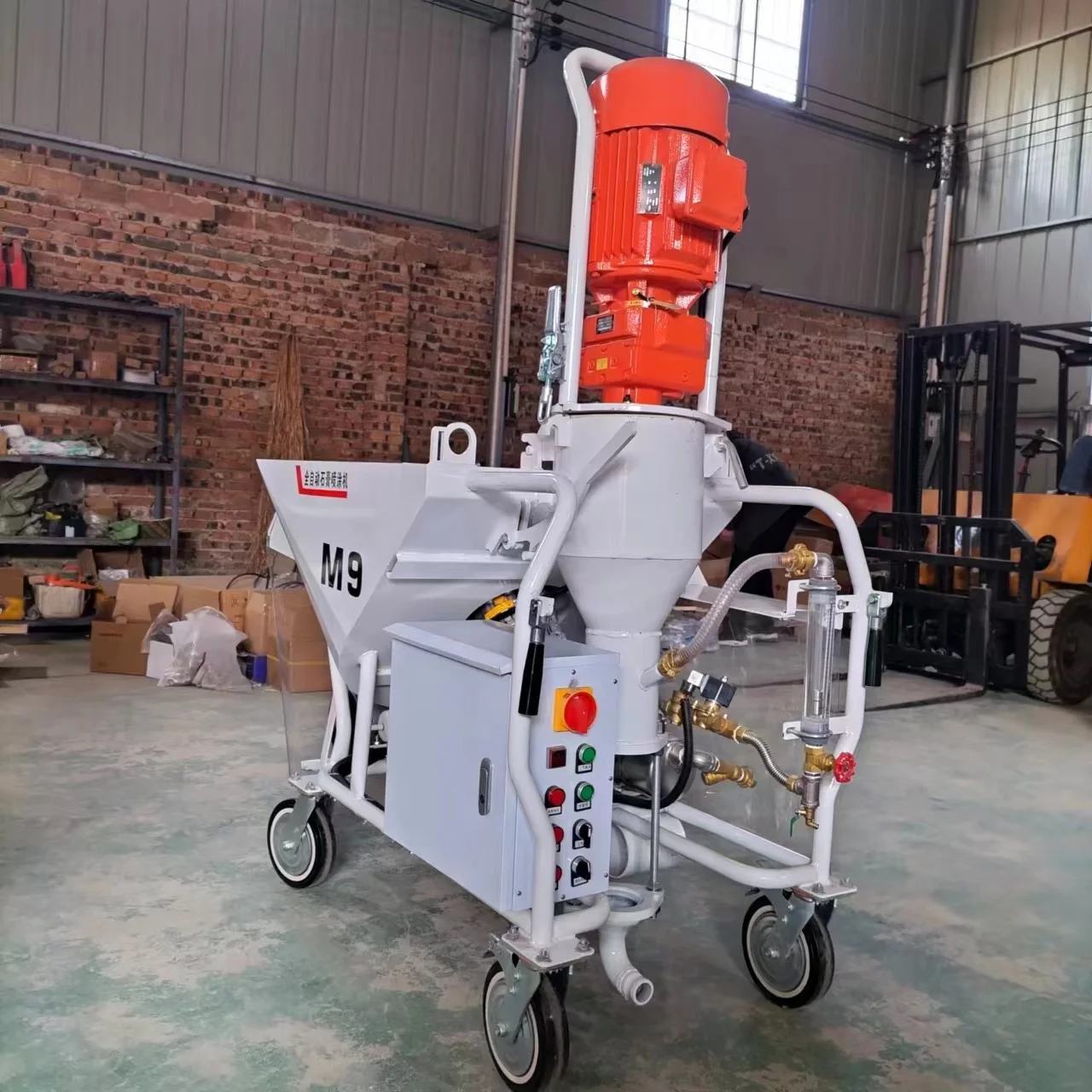 Hot Selling and Durable Fully Automatic Gypsum Machine, Gypsum Mortar Plastering Machine