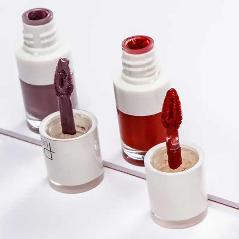 Sexy Purple Women Lipstick 16 Colors Long Lasting Waterproof Liquid Pencil Matte Lipstick Lip Gloss Makeup Nonstick Cup E11