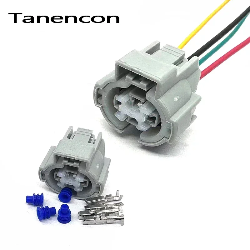 1 Set 4 Pin Female Auto Waterproof Connectors Air Pressure Switch Plug Wires Harness T-PRS-Switch Socket 6189-0647 for Corolla