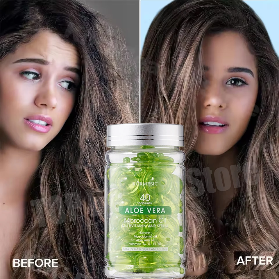 

Волшебные витамины-капсулы для волос, кератиновое масло, быстрое восстановление волос, мягкий, гладкий, блестящий, глубоко увлажняющий крем, вьющиеся, сухая кожа головы, средства по уходу за волосами