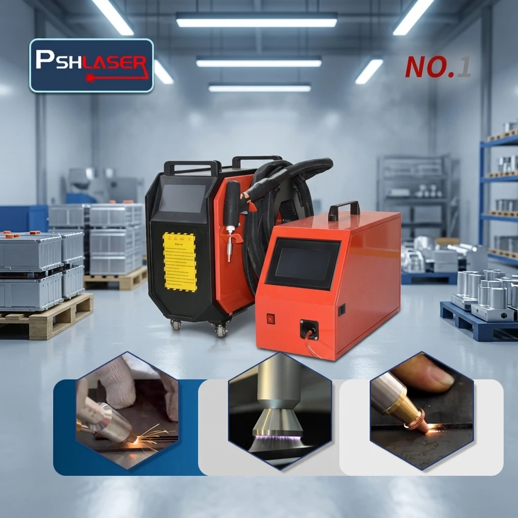 Lightweight Small 4-in-1 Fiber Laser Welding Cleaner Cutter, Mini Portable Laser Equipment With Raycus/MAX Source