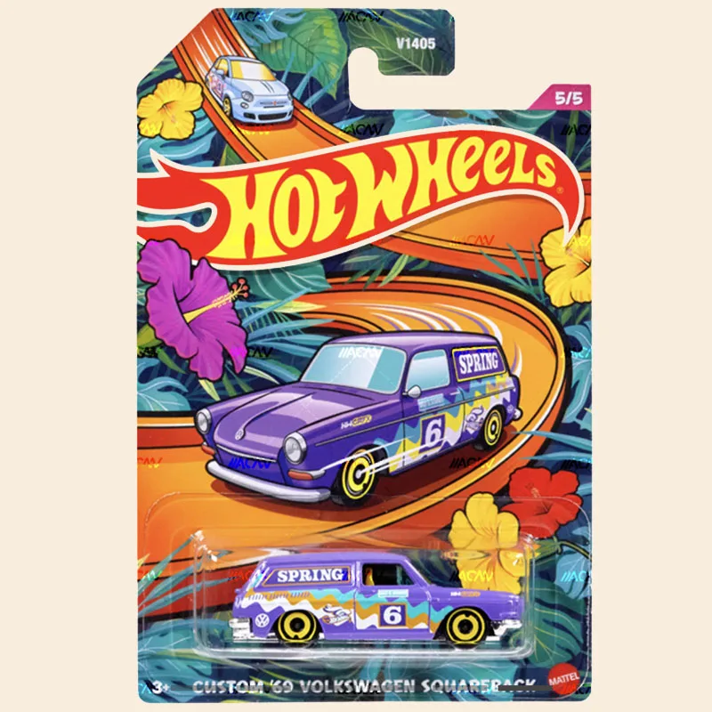 V1405 Hot wheels 1:64 EASTER ASST fiat 500 ford escort rs1600 mini cooper impreza wrx custom Volkswagen diecast alloy car model