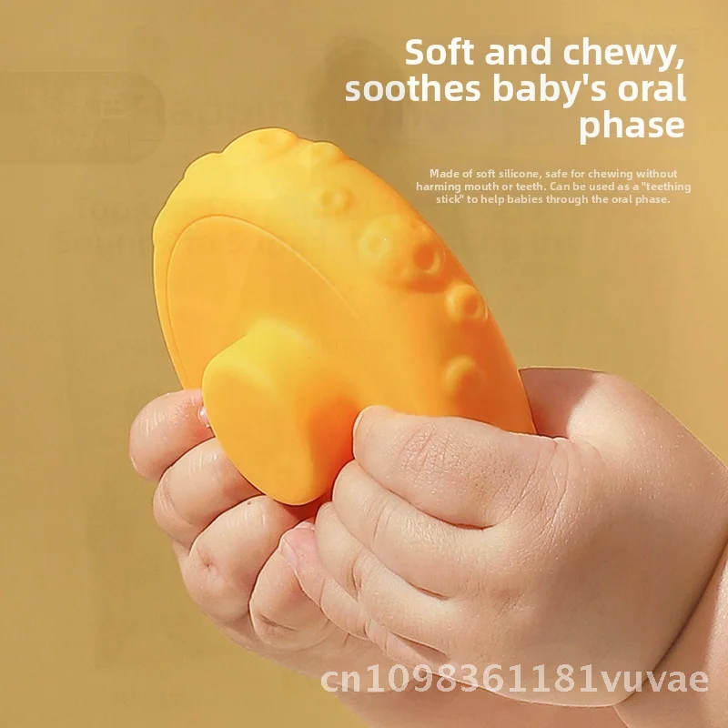 Jouet Jenga à Six couches, cercle arc-en-ciel pour nourrissons, éducation précoce, développement cognitif, caoutchouc souple, empilage coloré pour enfants