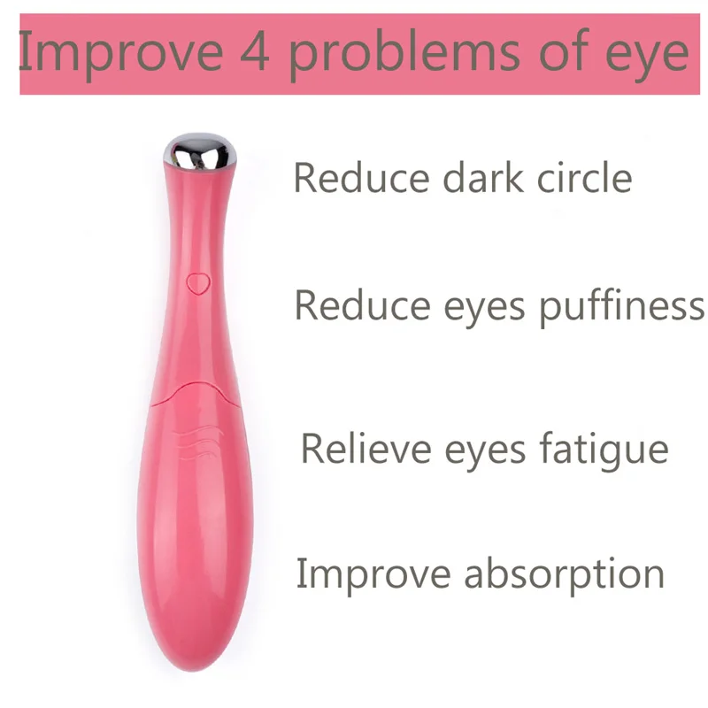 Electric Mini Eye Massager Heating Vibration Thin Face Anti Removal Wrinkle Dark Circle Puffiness Removal Rejuvenation Eye Care