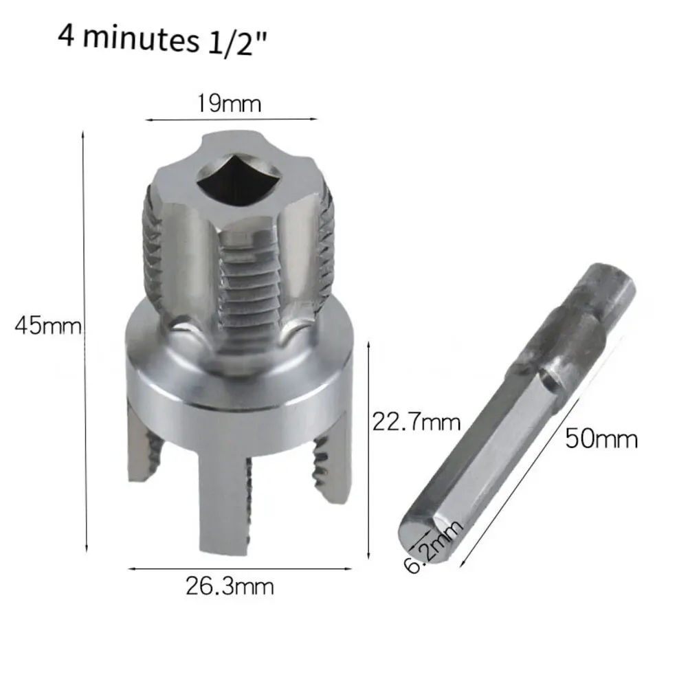 DIY Pipe Threading Tool Set for Internal and External Use Suitable for Home Repairs and Outdoor Plumbing Projects