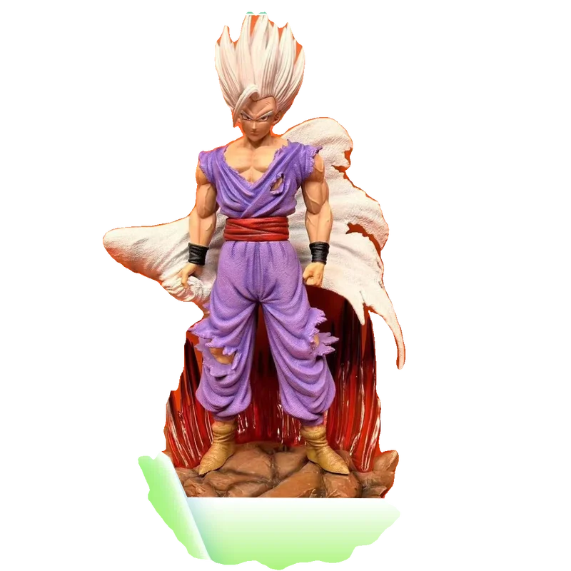 

Dragon Ball Super First Bullet White God Beast Cloak White Hair Sun Wufan Handmade Model Ornament Surrounding Birthday Gifts