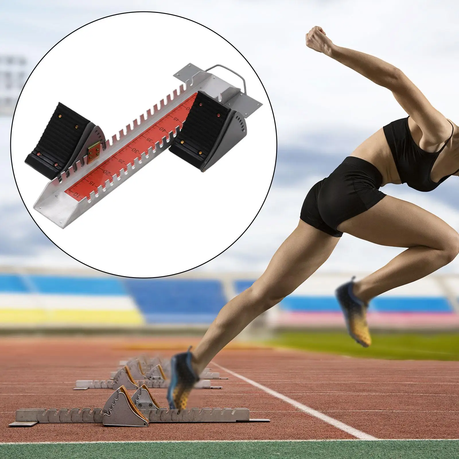 ملحقات كتلة البداية متعددة الوظائف، كتلة المسار والميدان لتشغيل المسارات الرياضية الخارجية