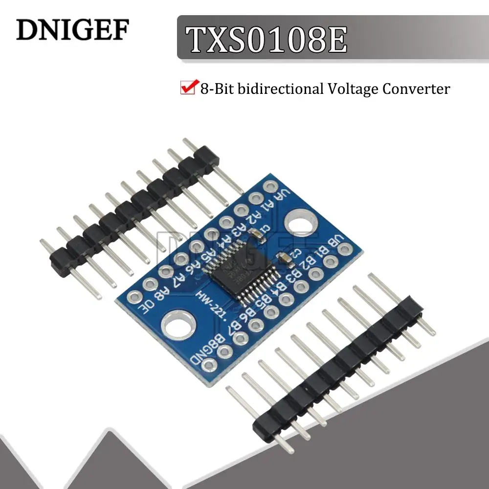 10PCS 3.3V 5V TXS0108E module 8 Channel Logic Level Converter Convert TTL Bi-directional Mutual Convert