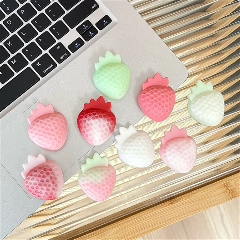 

3D Strawberry Mobile Phone Holder Stand Gradient INS Phone Holder Fold Grip Air Sac Mobile Stand Tok Support To Phone Tablet