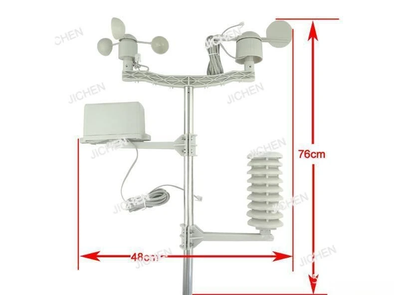 

anemometer wind direction indicator temperature humidity rain gauge Professional wireless weather station spare parts outdoor