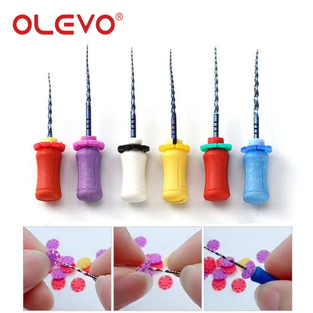 OLEVO 100 Pcs Dental Endo Root Canal Files Stopper Disinfection Marking Circle Ring Counting Silicone Dentistry Instrument Tools