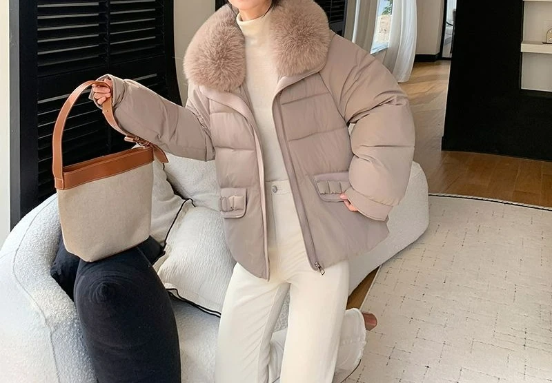 

2025 New Winter Cotton Robe Women's Fashion Versatile Cotton Jacket Loose Coat