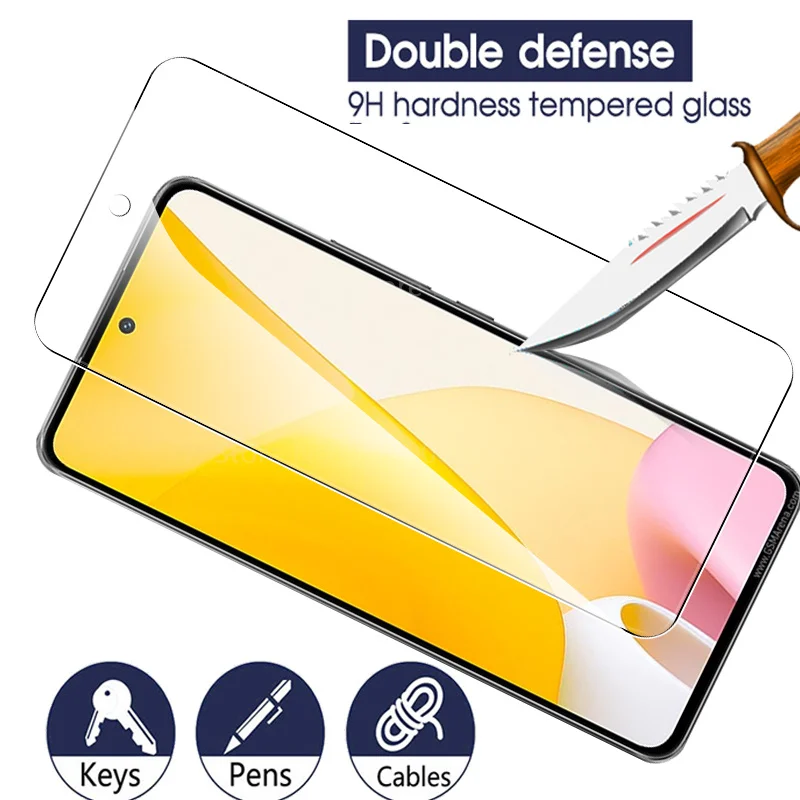 4in1 Tempered Glass Case For Xiaomi 12 Lite 6.55inch Screen Protector xiomi 12lite mi12 Lite light Camera Lens Protective Film