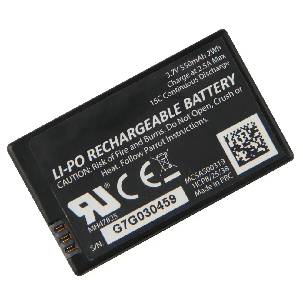 Replacement Battery For Parrot Mambo MiniDrone Jumping Sumo Rolling Spider 550mAh Spare Battery High Quality Batteries