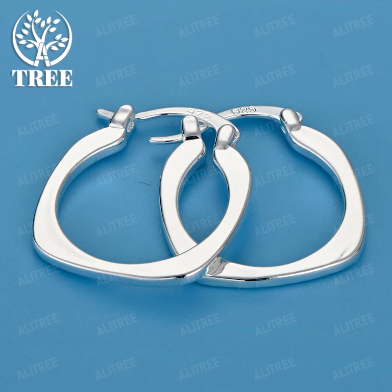 

925 Sterling Silver Clip Earrings For Women Fashion Party Engagement Wedding Jewelry Birthday Gift Trend Popular Accessories