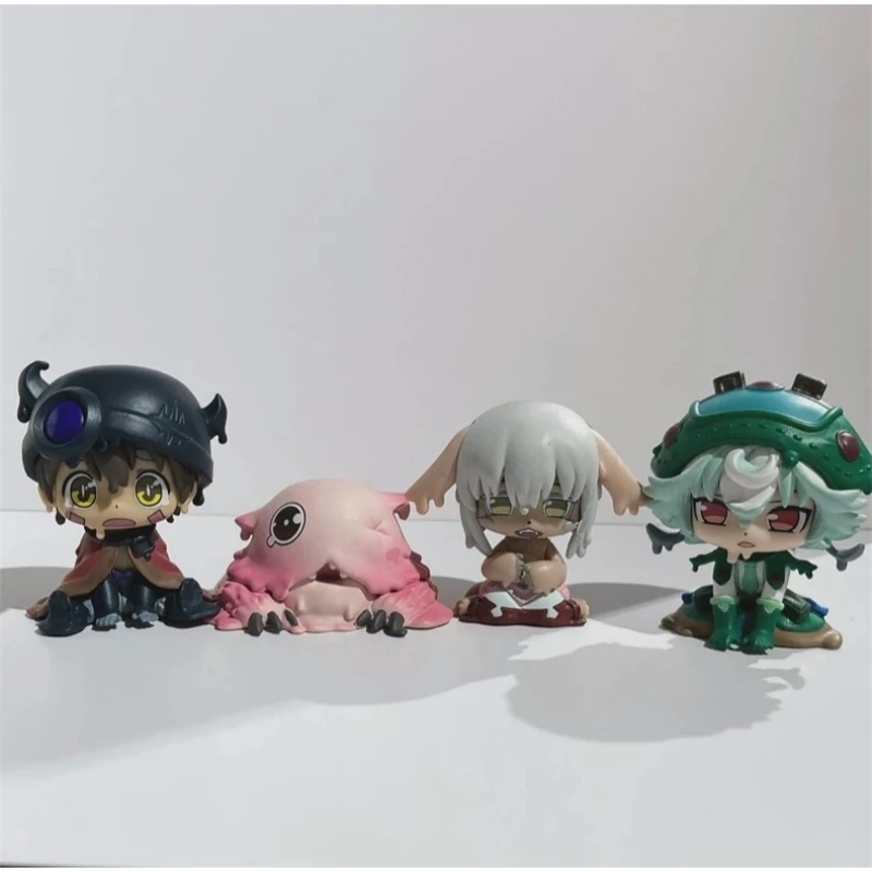 In Stock Bandai  Made In Abyss: The Golden City Of The Scorching Sun - Chibi Nanachi Melting Style Gashapon Model Toy Gift