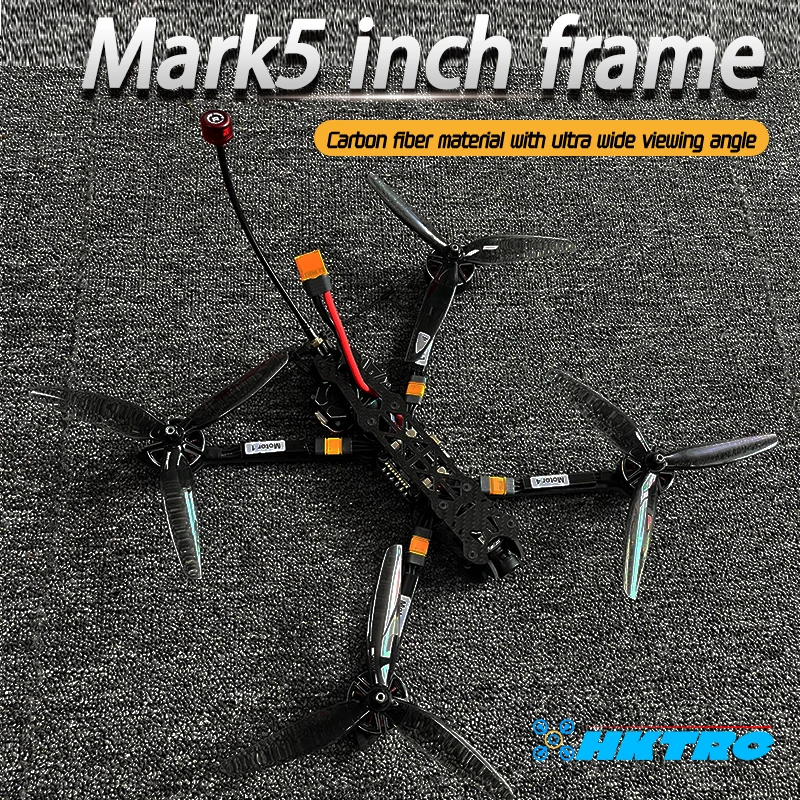 Mark 5inch frame Kit F405 FC 60A 4in1 ESC FPV R2807 1300KV 3-6S Brushless Motor Gemfan 51466 Propeller BAYCK 915 receiver parts