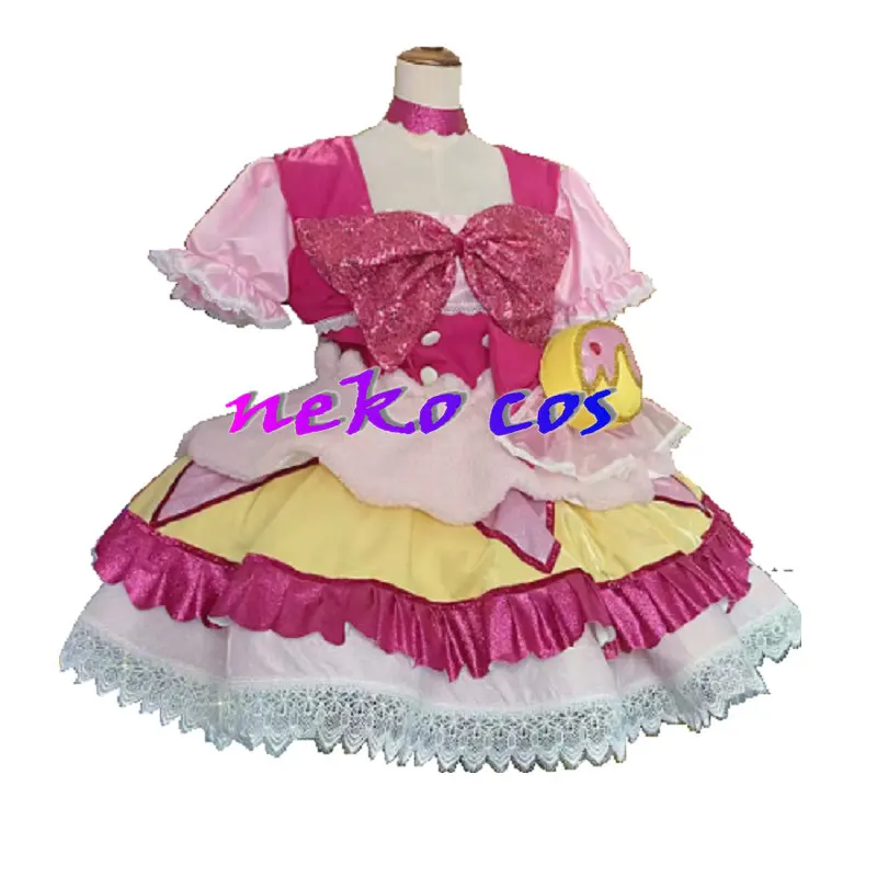 

nekocos Кира Кира ☆ Pretty Cure A La Mode Usami Ichika Cure Whip Косплей Костюм