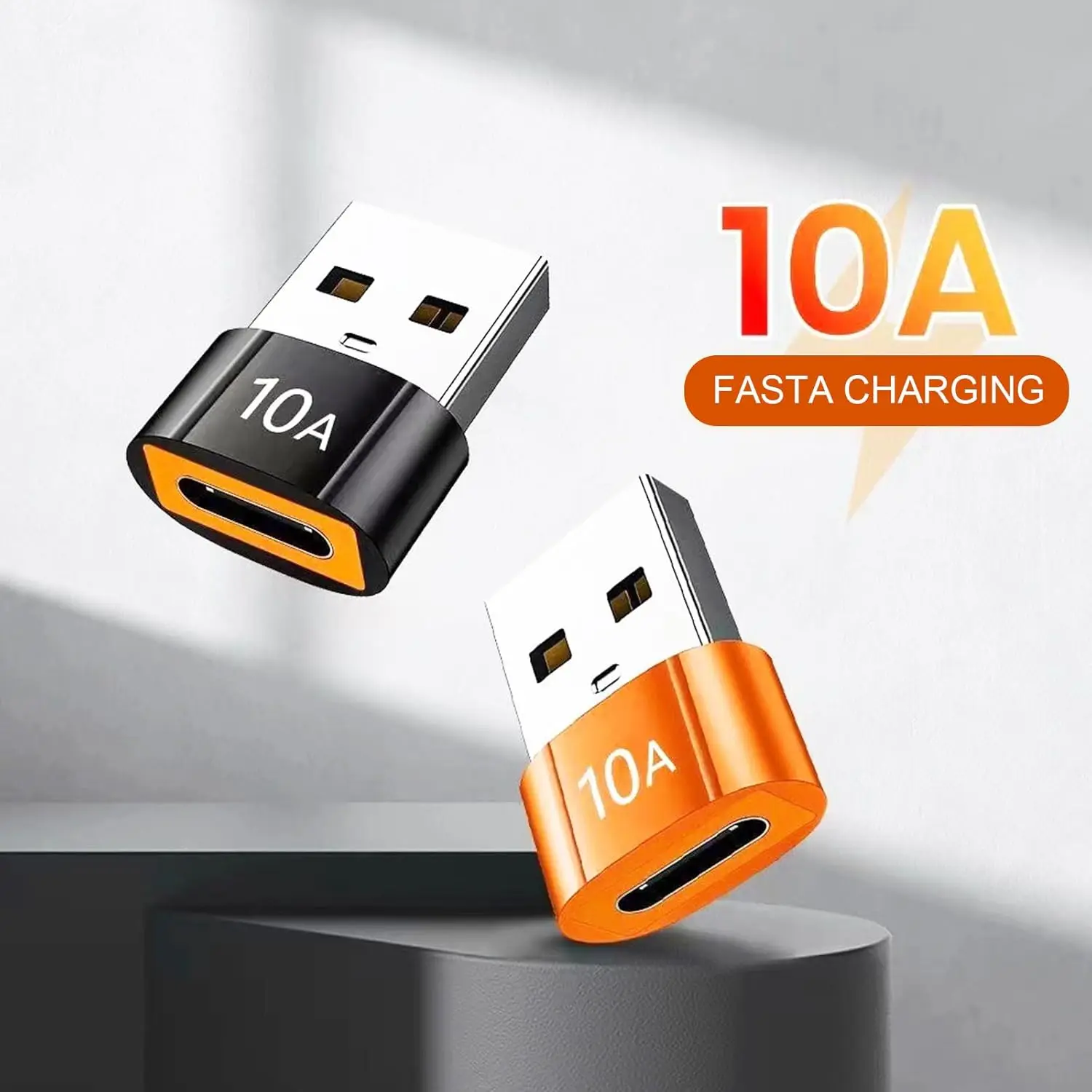 Small USB A to USB C Charging Adapters USB to USB C Adapter, Easy Connecting for Cameras and Headphones Accessory