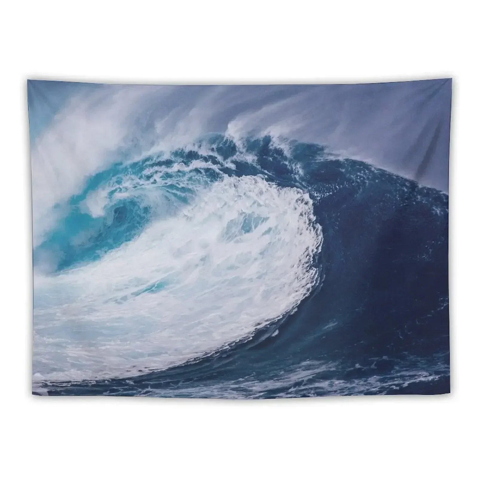 

Breaking Wave curl surfing surf Beach Waves Water Wave Ocean Coastal Tapestry Wall Hanging Decor Kawaii Room Decor Tapestry