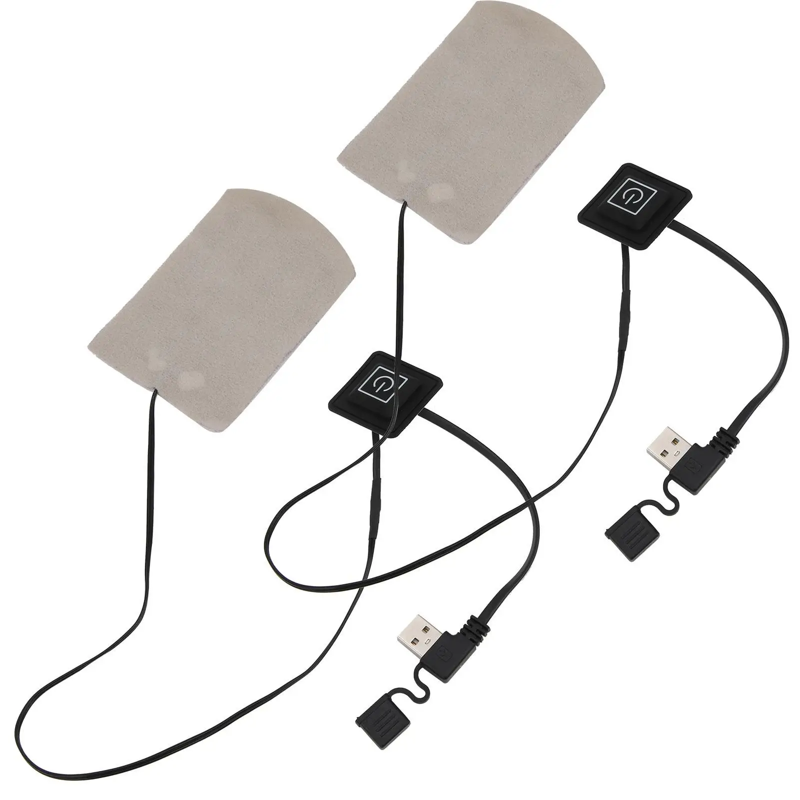 USB Electric Heating Pad Socks with Composite  Heating Film for Winter Warmth