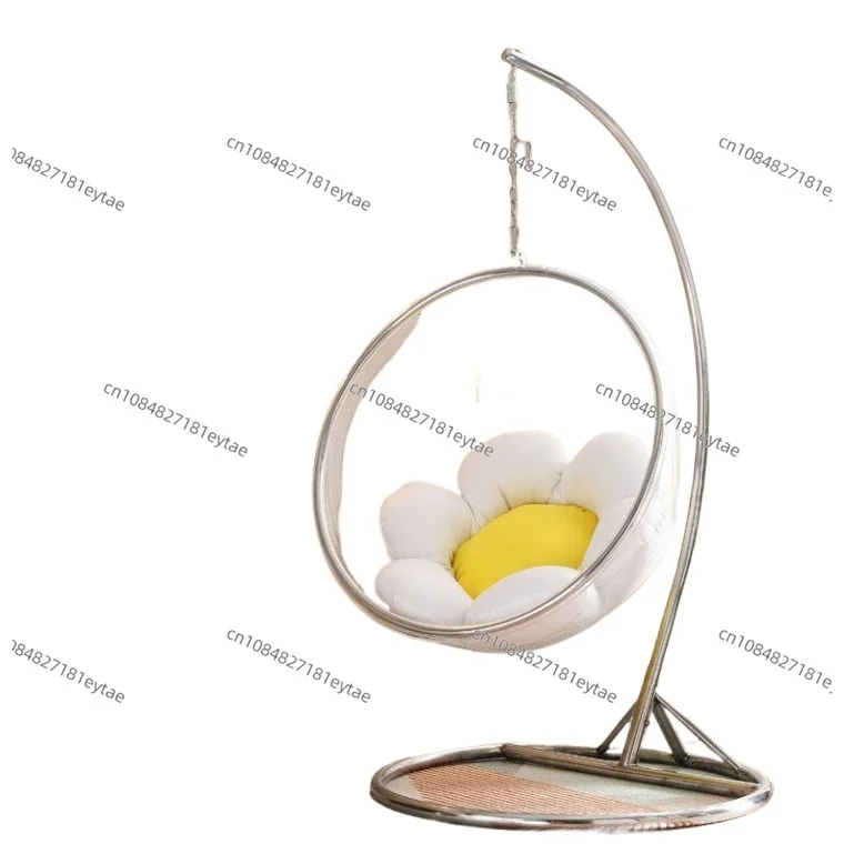 Transparent bubble chair Internet celebrity glass ball indoor hanging chair hanging basket hanging ball space chair