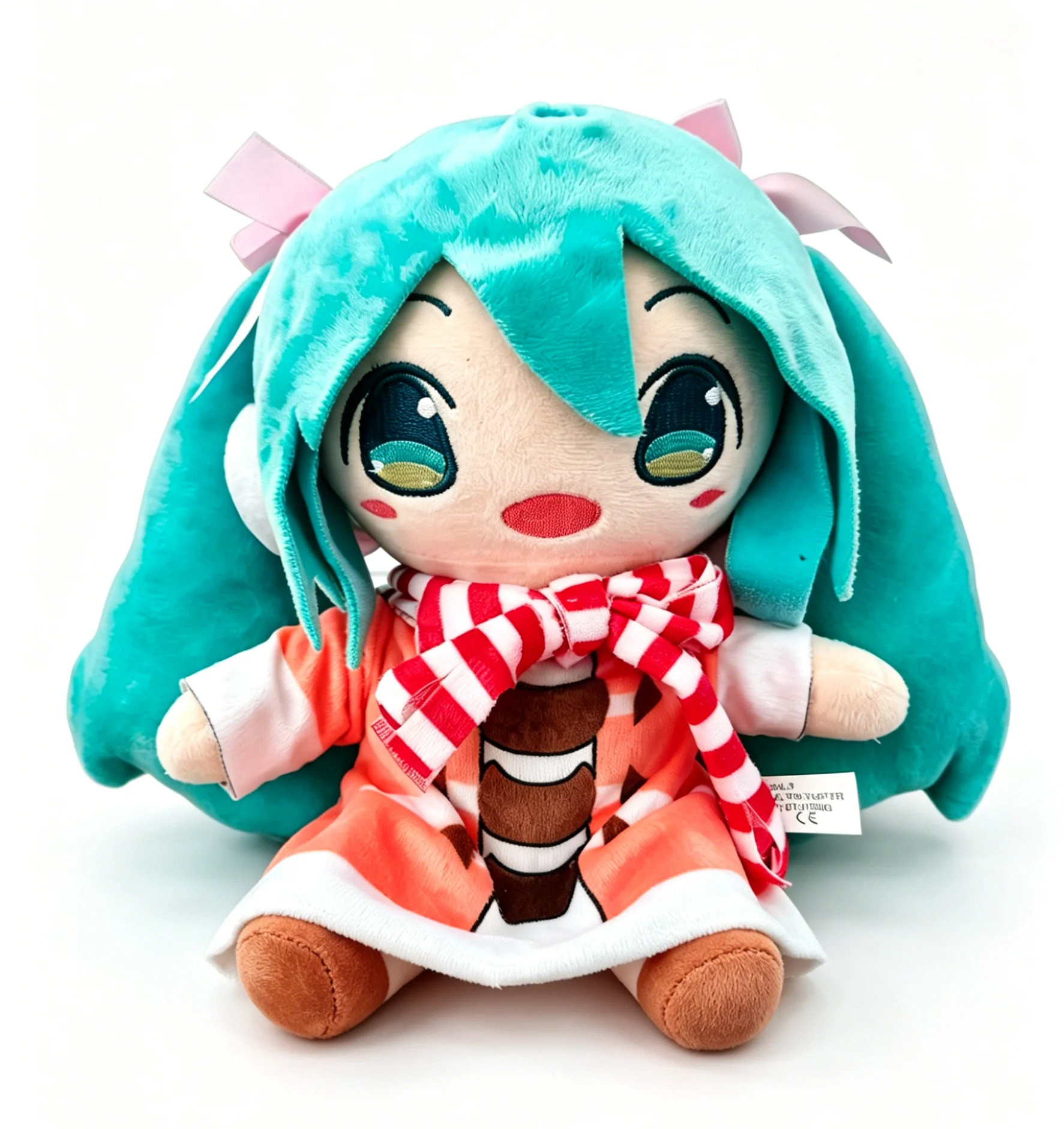 2026 Cartoon Hatsune Miku Plush Doll Toy Anime sakura Miku snow Miku Character Kawaii Sitting posture Fufu Kids Christmas Gift