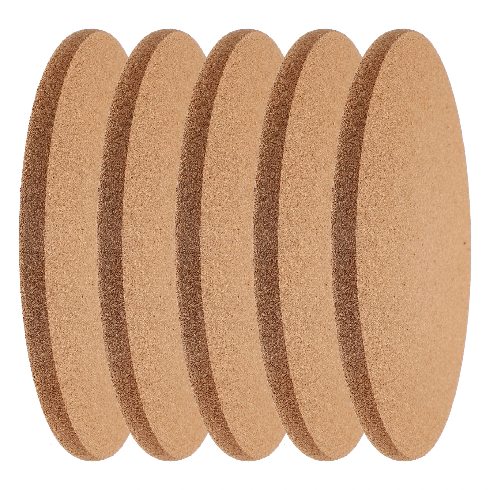 

5pcs Cork Coasters Round Heat Resistant Non-Slip Drink Pads For Home Coffee Shop Tableware Set Coaster Bulk Household Decor