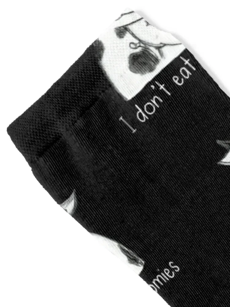 I don't eat my homies activist animal rights vegan Socks kids soccer anti-slip loose Girl'S Socks Men's