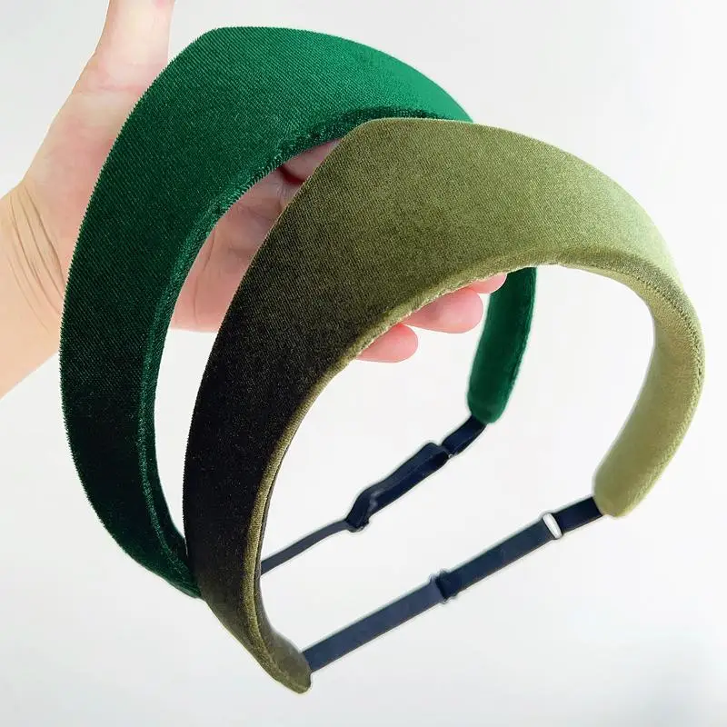 Crown Velvet Headband For Women European And American British Retro Hairpin Headband For Girls Home Leisure Headwear Gift