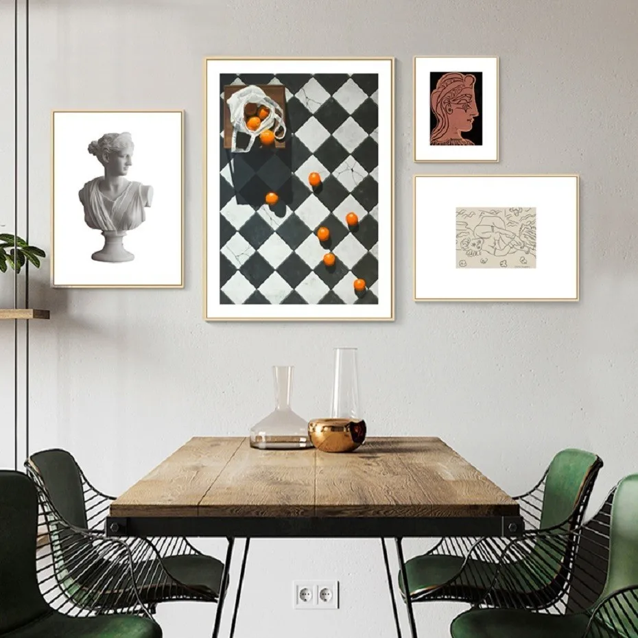 Vintage Abstract Renaissance Statue Renaissance Europe Canvas Painting Posters Prints Wall Art Pictures Living Room Home Decor