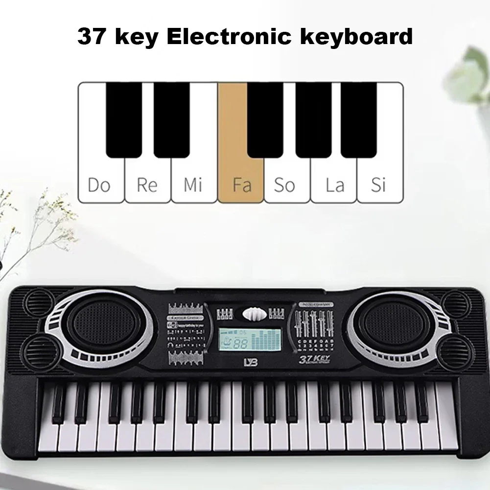 Kids Educational Toys Portable 37 Keys Digital Electronic Piano Electronic Keyboard Children Musical Instrument