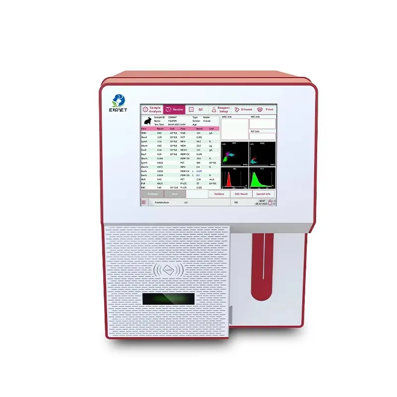 Veterinary Blood Analyzer Hot Selling Hematology Analyzer for VET Hospitals Medical Equipment Diagnosis for Commercial Equipment