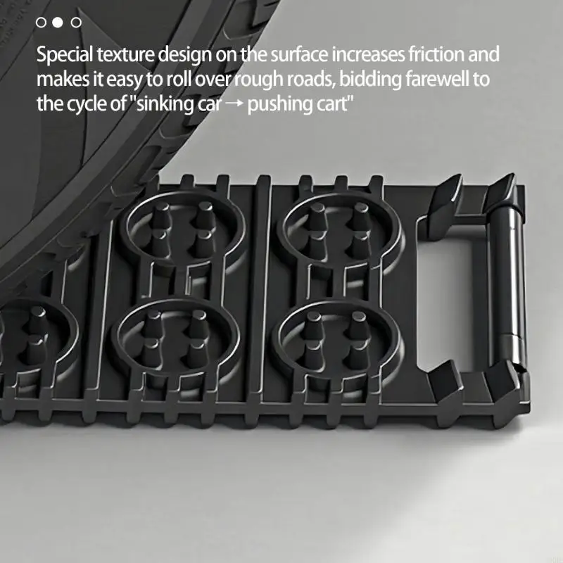 2025 New 2 Pcs Multiple Purpose Pull Mattresses for Automobiles Motorcycles SUVs Lodged in Snow Mud Ice with Opposition Plan
