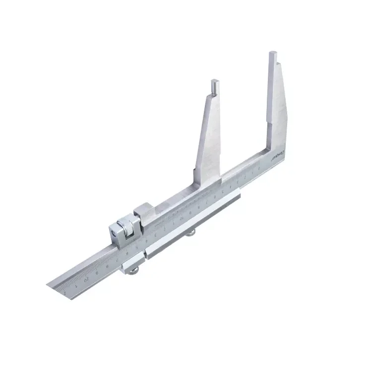 Dasqua Hot Sale 0-2000mm Big Size Monobolock Vernier Caliper Long Jaws 0-80'' Inch Fine Adjustment