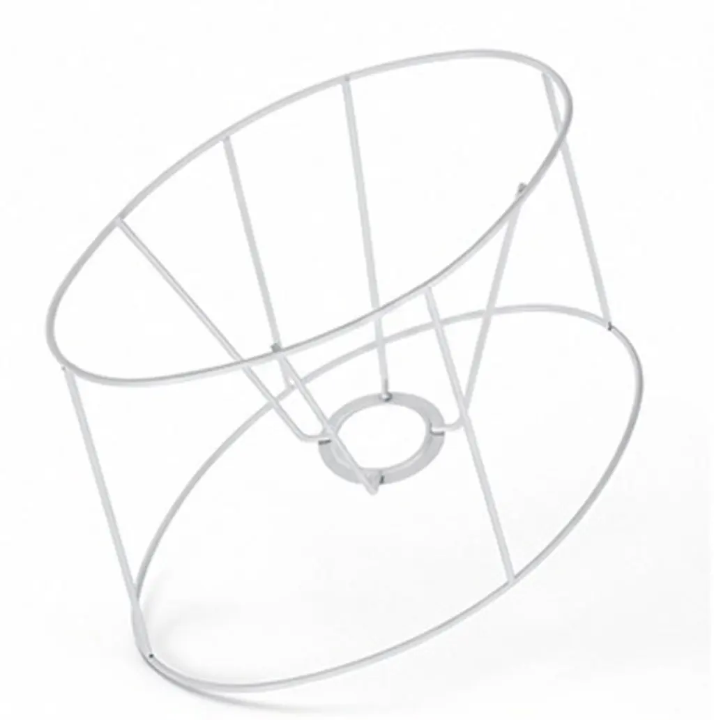 Sturdy Iron Lampshade Frame Tapered DIY Lampshade Bracket Compatible with Table Lamps Floor Lamps Pendants Lamp Shade Rack