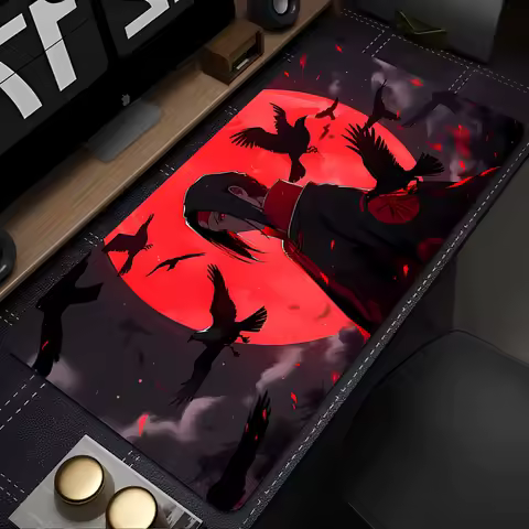 Gaming Mouse Pad Gamer XXL Mouse Mat U-Uchihaes I-Itachis N-Narutos Rubber Deskmat Mousepad Office Keyboard Table Mat Laptop Pad