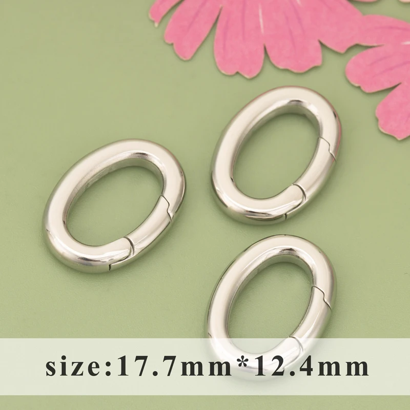 assoonas MF20, Schmuckzubehör, 316L-Edelstahl, nickelfrei, handgefertigt, Anhänger, Schmuckherstellung, Verschlusshaken, 2 Stück/Set. – Detail 8