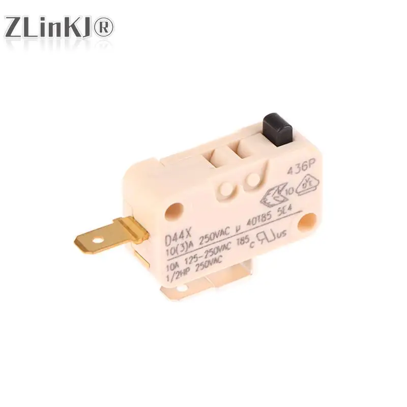 1Pc For D44X Microswitches 10A250V Terminals Replacement Microswitch for Arcade Push Button Joysitch Short Stalk