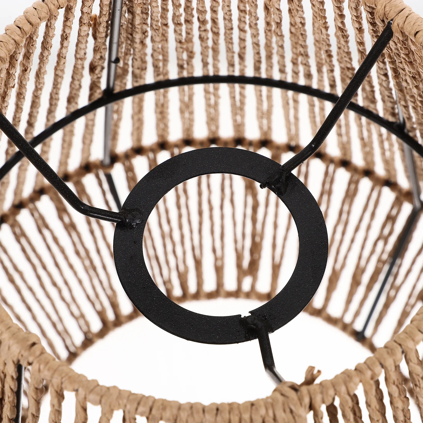 

Подвесной абажур из ротанга, плетеный в деревенском стиле, чехол для потолочного светильника для дома, отеля, ресторана, декоративный подвесной абажур