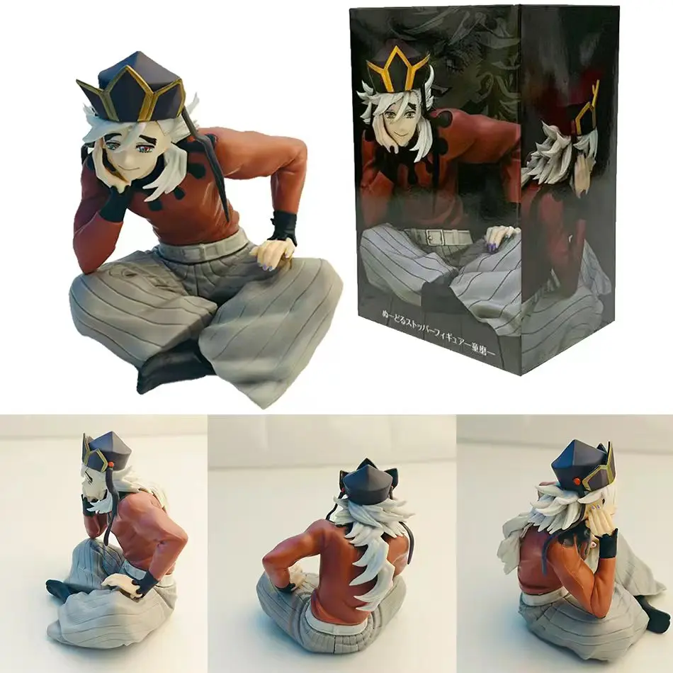 8.5 //CM FuRyu SEGA PM Demon Slayer Douma Premium Chokonose Noodle Stopper Anime Figura Coleção de Figuras de Ação