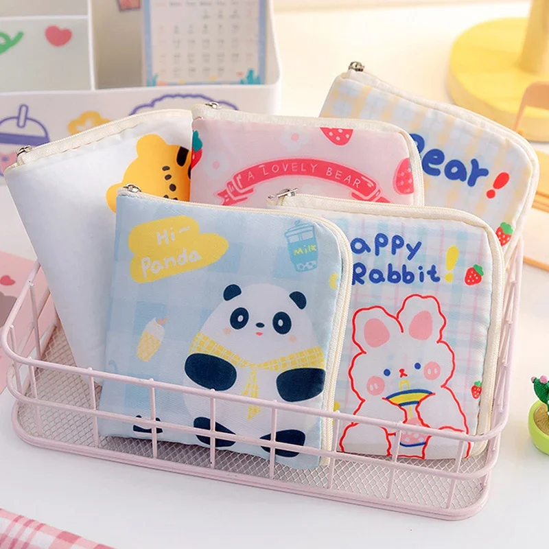 Women Tampon Storage Bag Sanitary Pad Pouch Napkin Cosmetic Bags Organizer Ladies Makeup Bag Girls Tampon Holder Organizer