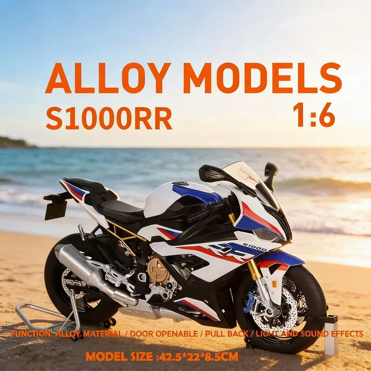 

Моделирование спрея, масштаб 1:6, R1000, сплав, супер модель мотоцикла, литая под давлением игрушечная машина, подарок для бойфренда, коллекция миниатюрных Voiture